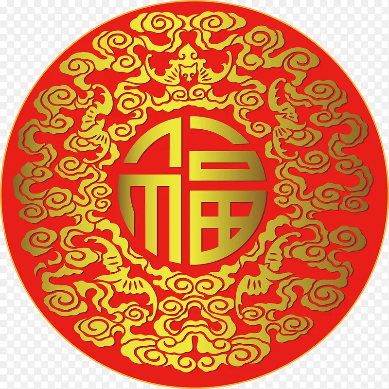 矢量红色福PNG图片素材下载_图片编号10023839-PNG素材网