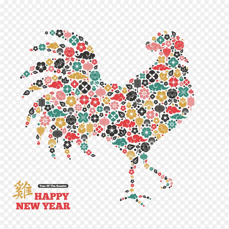 鸡年，喜庆，春节，新年