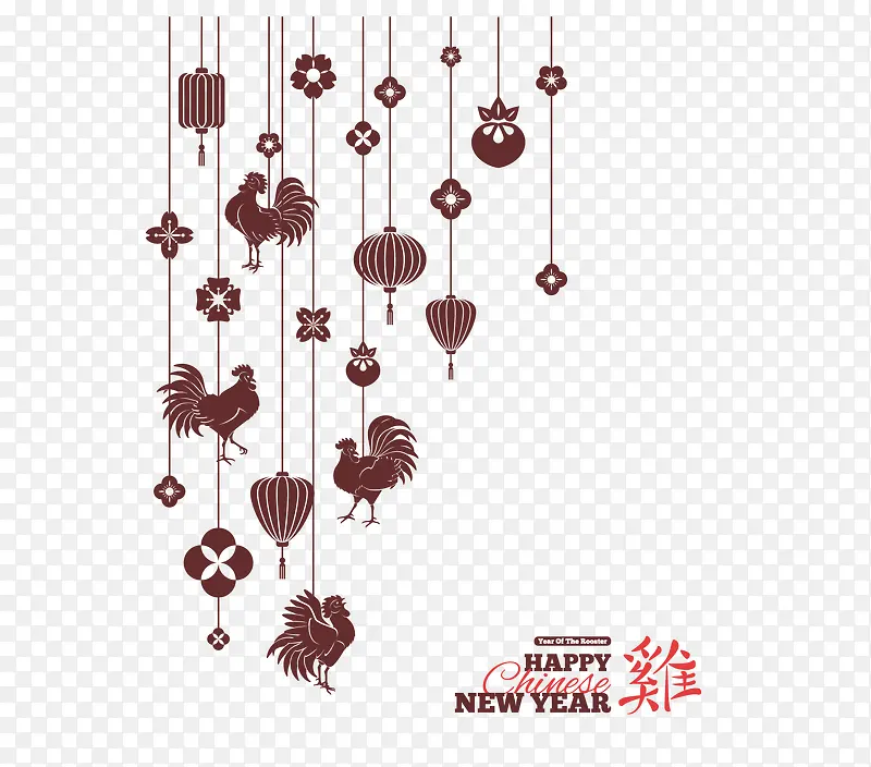 新年 喜庆 鸡年 春节