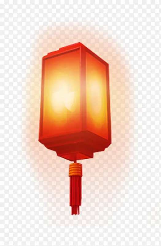 红色中国风新年灯笼