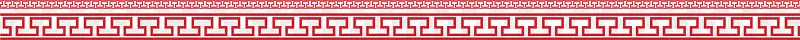 中国年古代回纹边框中国红
