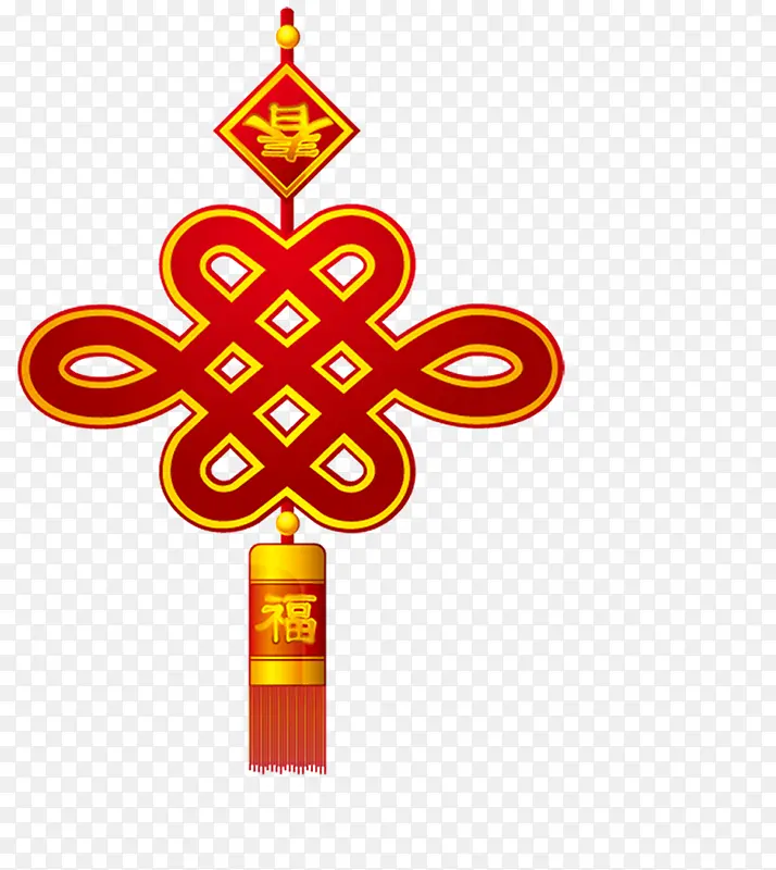 春节海报装饰中国结