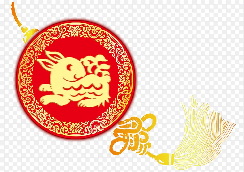 兔年中国结底纹PNG图片素材下载_图片编号10027198-PNG素材网