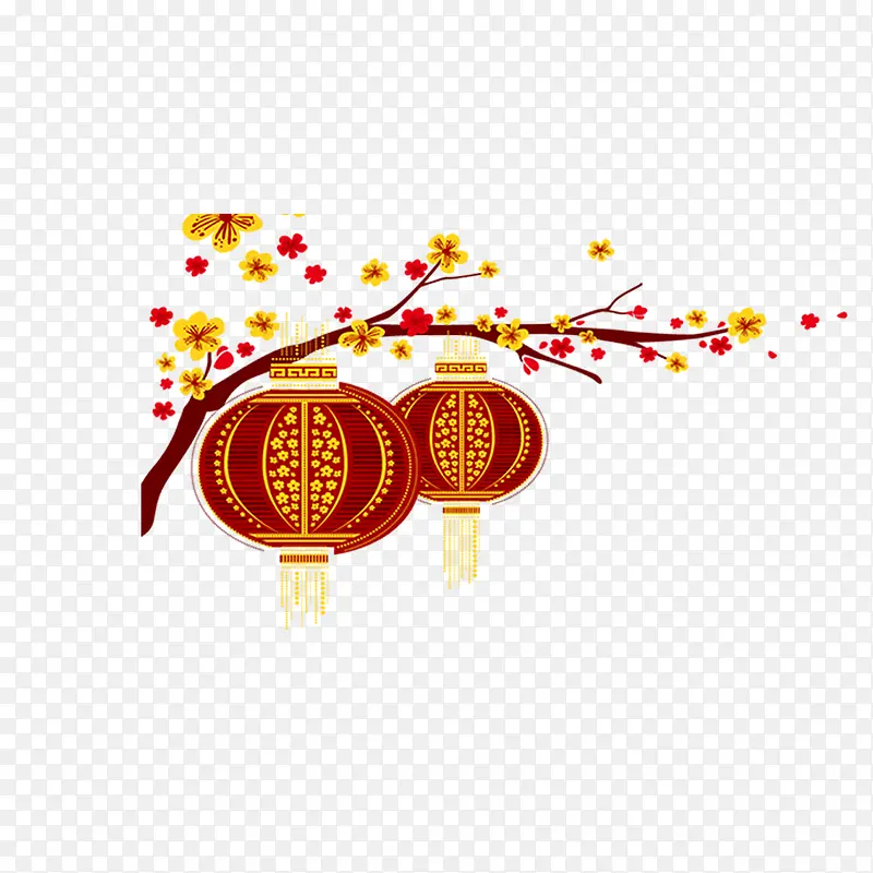 梅花灯笼