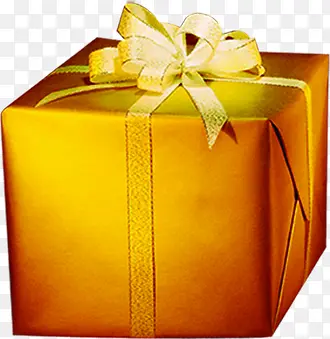 金色礼物包装礼盒高清素材背景素材