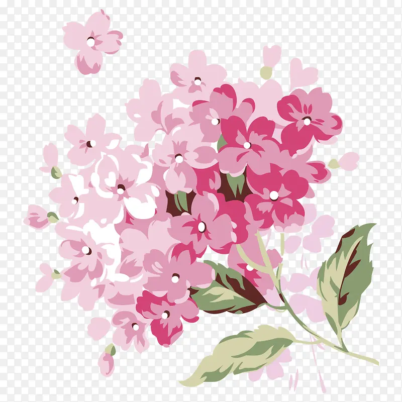 手绘花朵