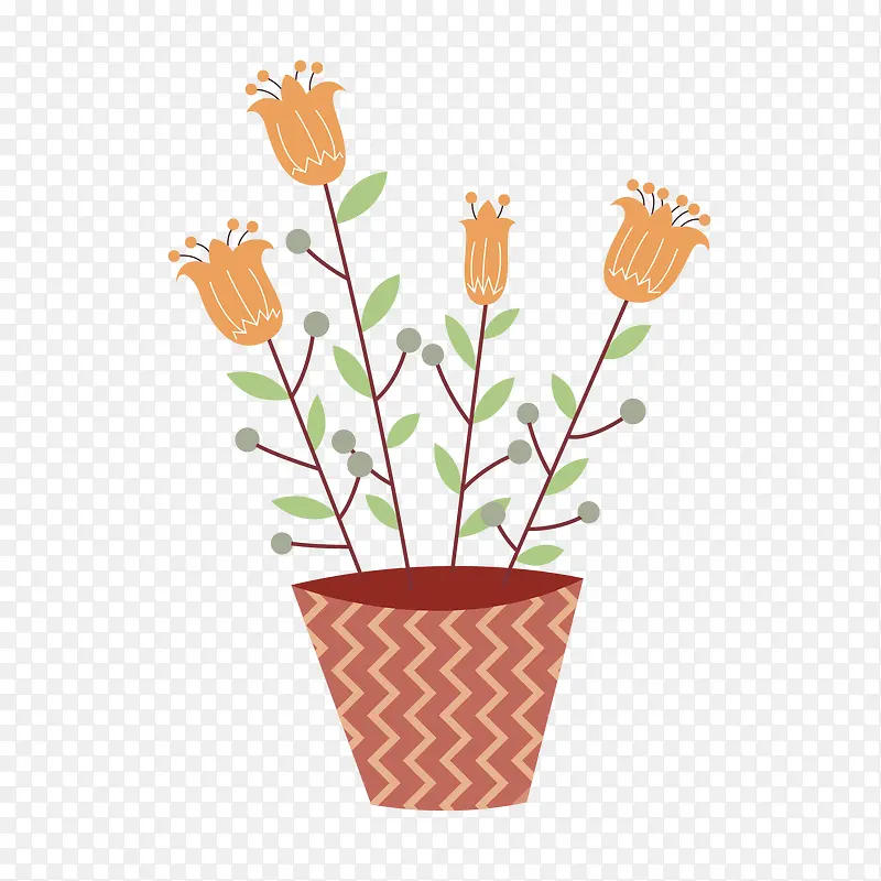 手绘花