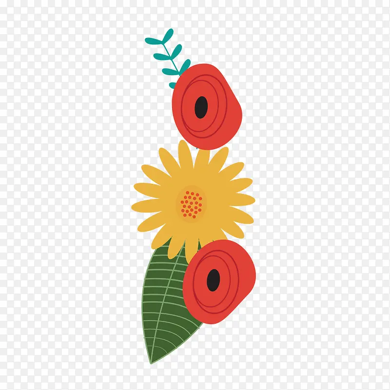 手绘花