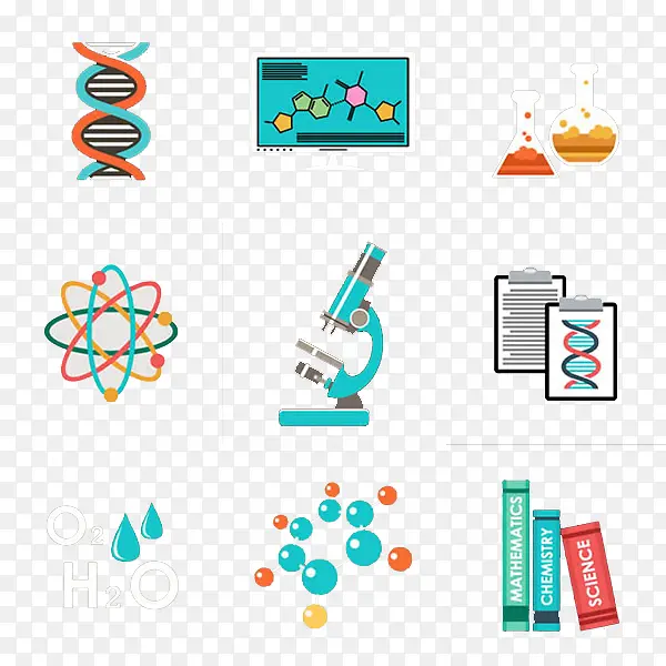 科学研究主题图标