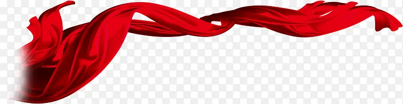 红色丝绸带子飘带