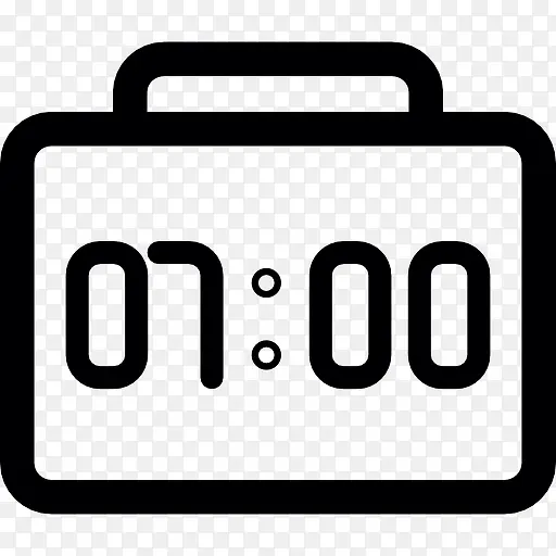 早上的数字时钟图标PNG图片素材下载_图片编号10054045-PNG素材网