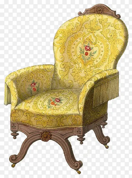 法国王室黄色椅子