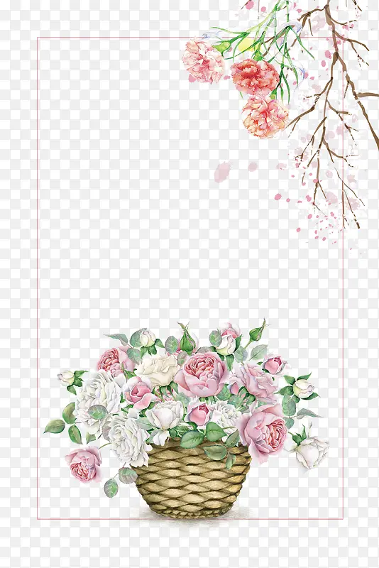 手绘花装饰PNG图片素材下载_图片编号10057641-PNG素材网