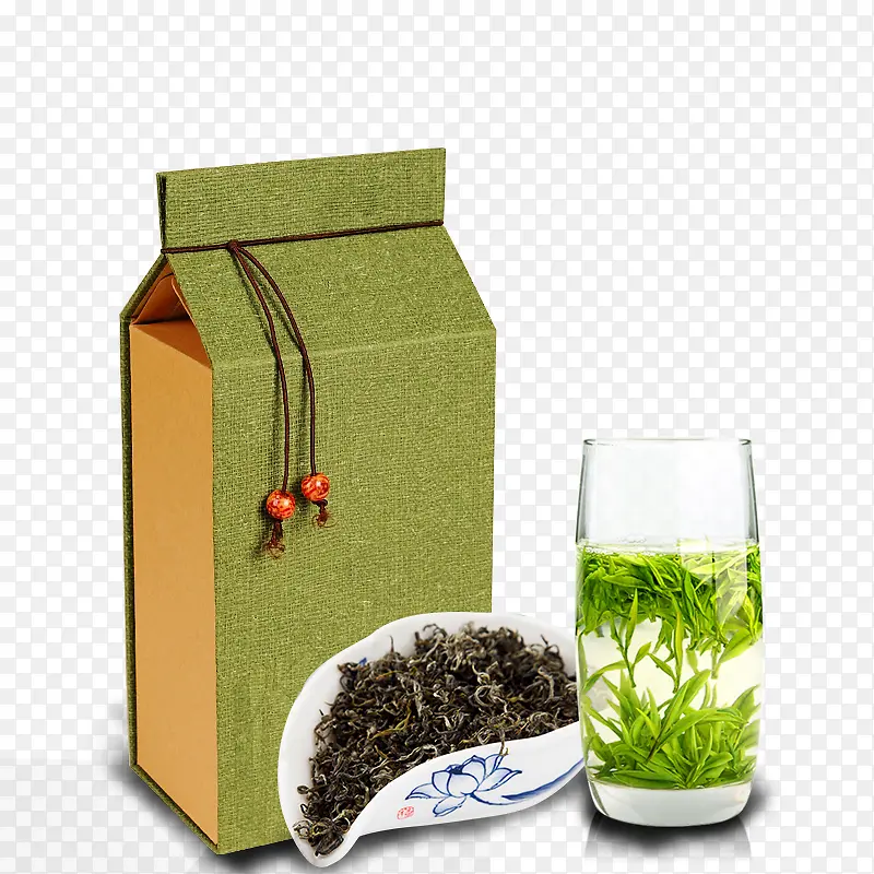中国风茶业包装素材背景