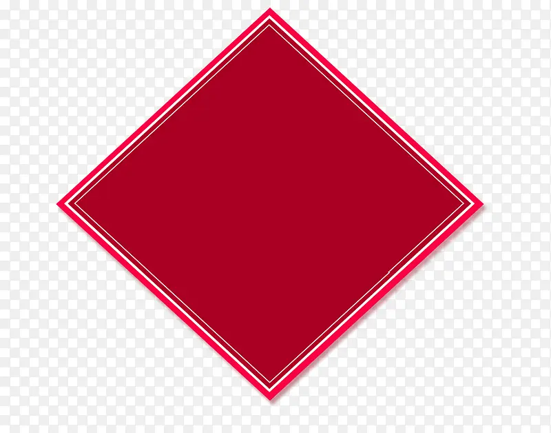 正方形红色框
