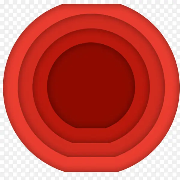 红色圆框免抠素材