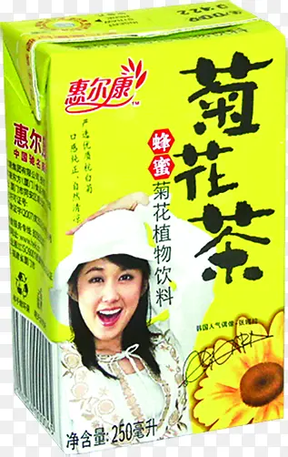 摄影夏天的饮料菊花茶