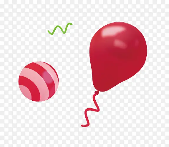 红色气球