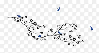 装饰花纹树枝