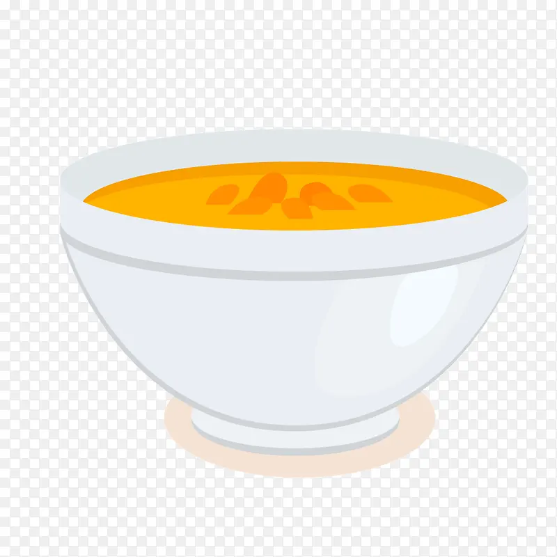 白色碗美味汤食物