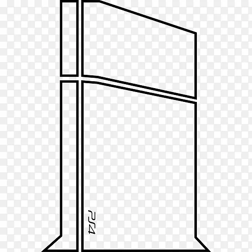 视频游戏主机PS4 图标