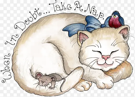 卡通小猫
