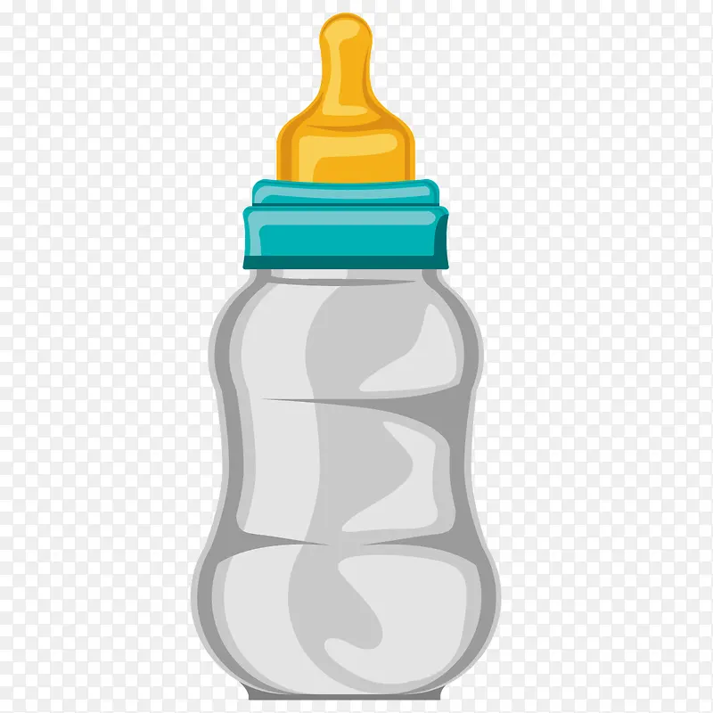 手绘婴儿奶瓶