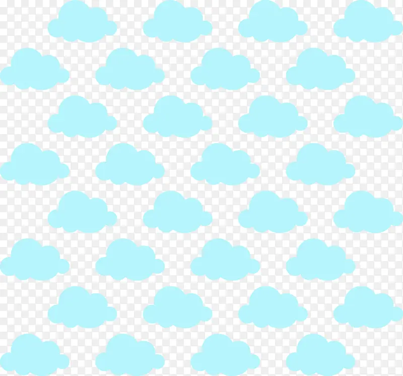 蓝色云朵底纹