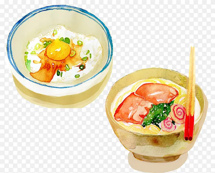 手绘美食