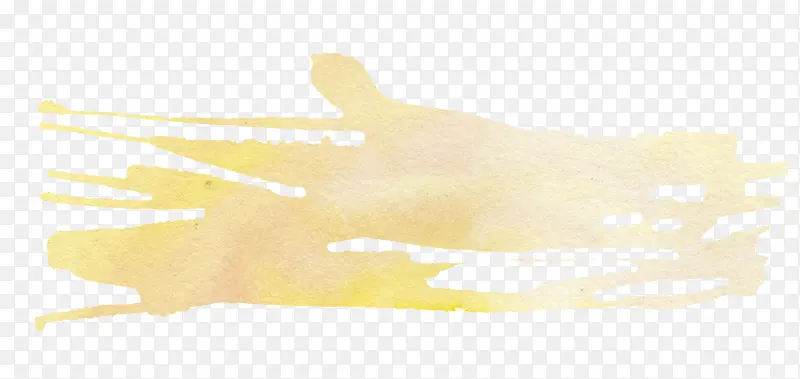黄色水墨