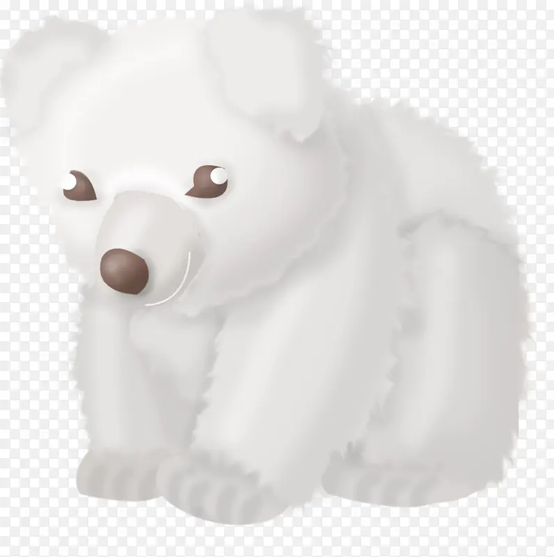 白色小熊