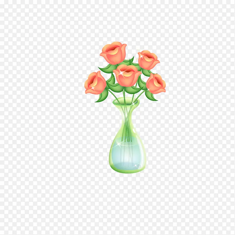 花瓶的花束
