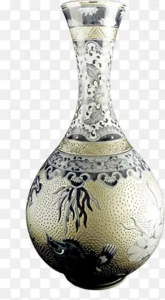传统青花瓷艺术花瓶