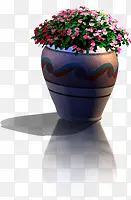 粉色小花花瓶中秋