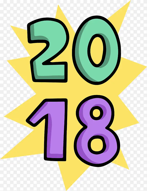 2018卡通可爱贴纸