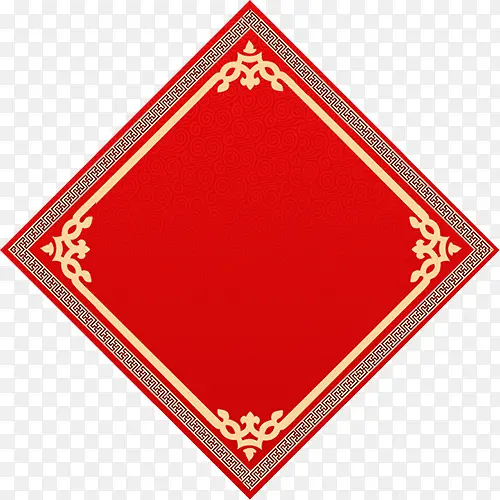 中国风贴纸红色贴纸花纹