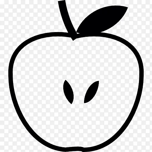 苹果的轮廓图标
