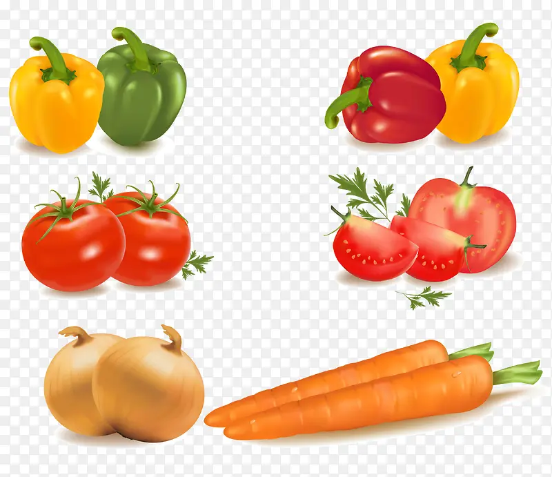 高清大图各种蔬菜矢量素材