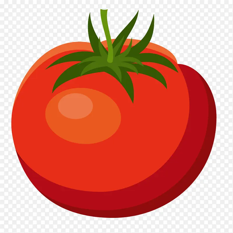 红色番茄蔬菜PNG矢量