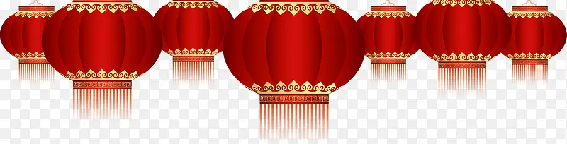 红色灯笼新年超市报刊