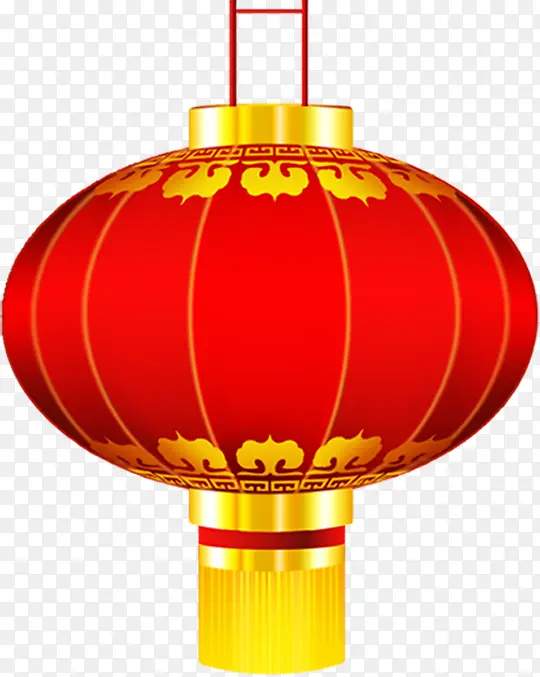 红色中国风质感灯笼