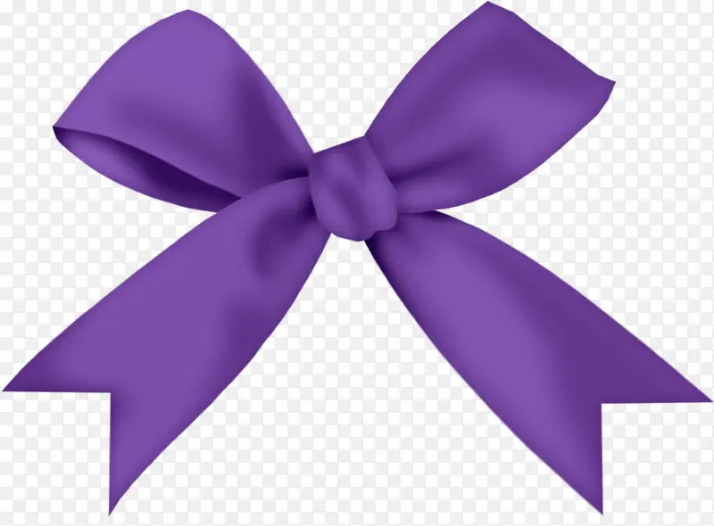 紫色蝴蝶结