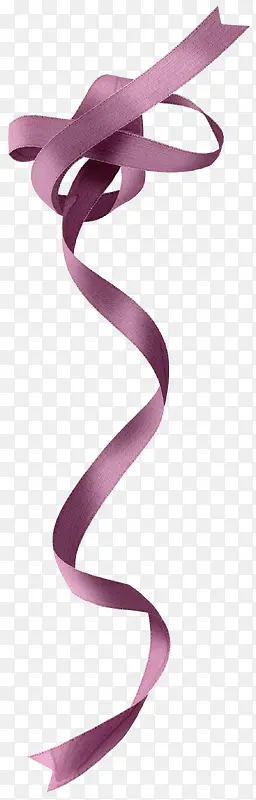 紫色简约丝带装饰图案