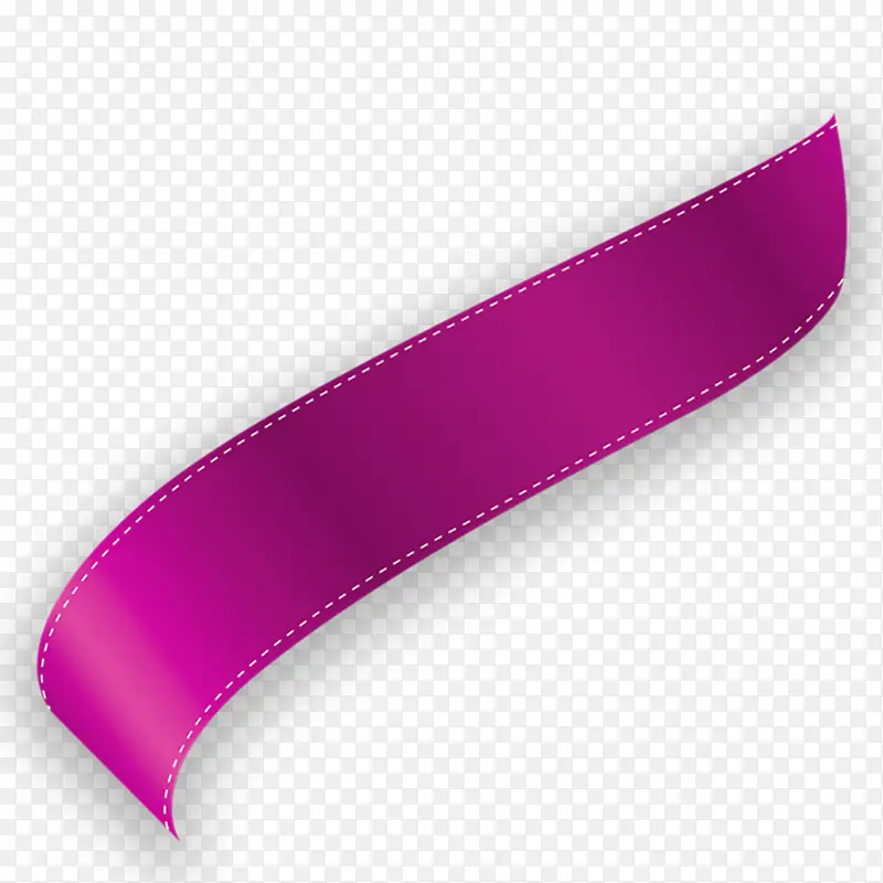 紫色丝带装饰