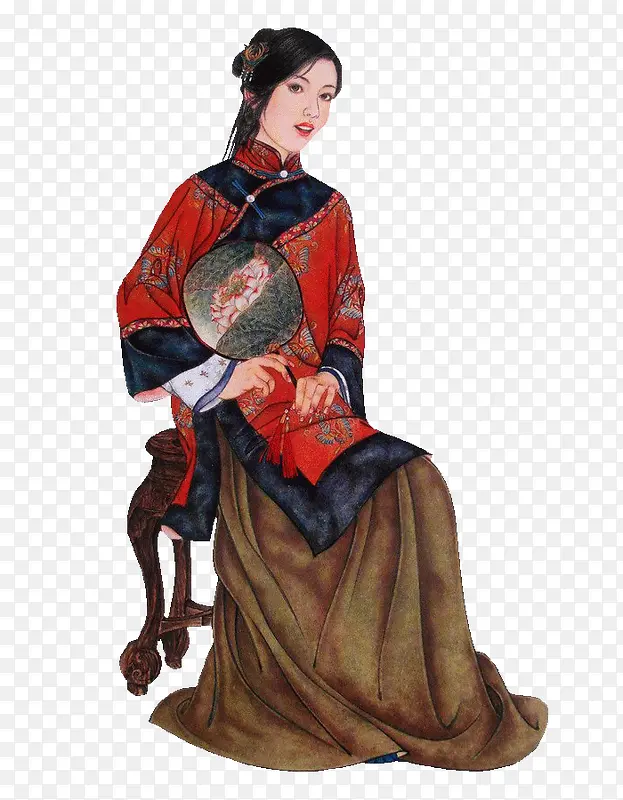 中国古代女子PNG图片素材下载_图片编号10120098-PNG素材网