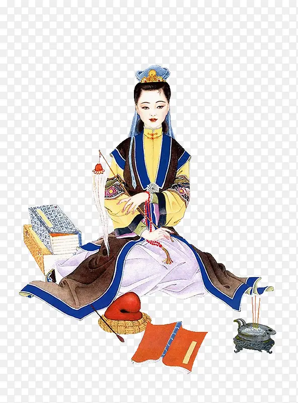 中国古代女子PNG图片素材下载_图片编号10120178-PNG素材网