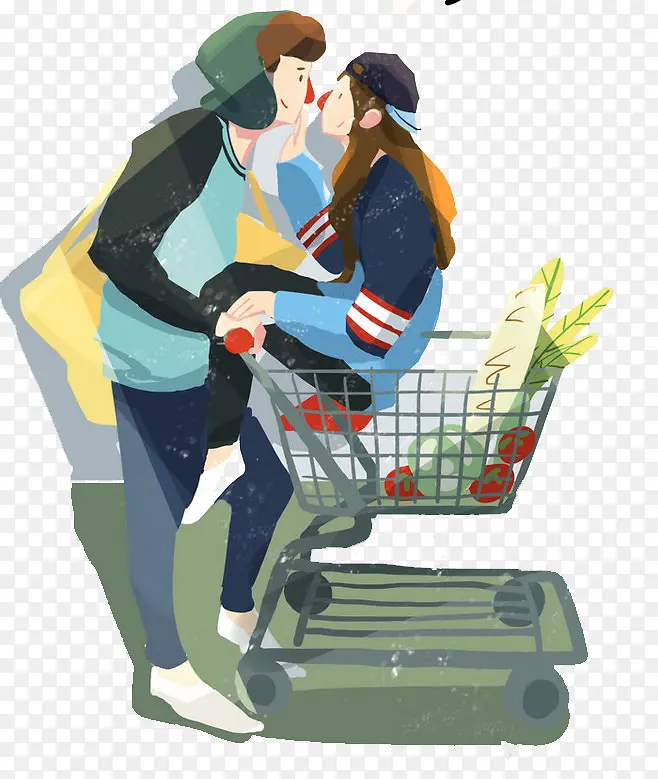 卡通情侣