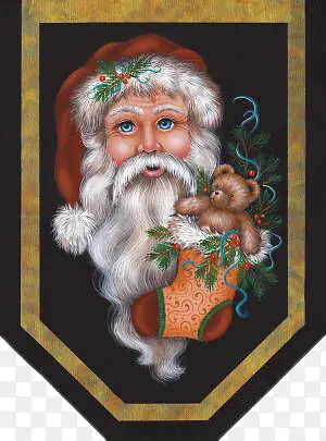 圣诞老人装饰壁画