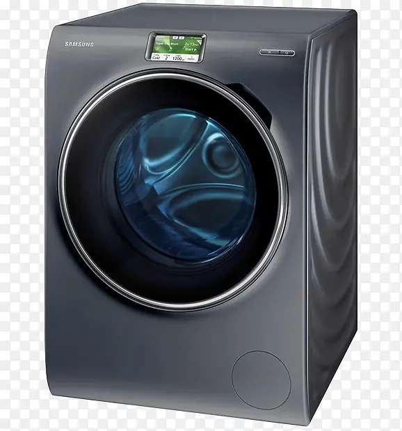 黑色洗衣机