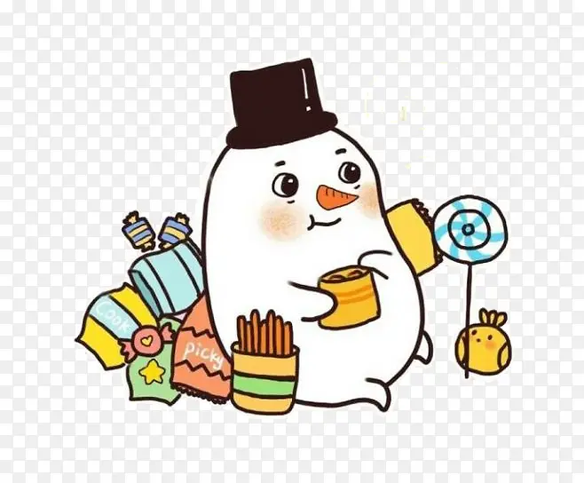 卡通雪人